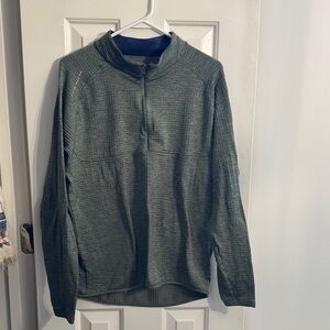 Men’s Peter Millar Olive Green 1/4 Zip Pullover